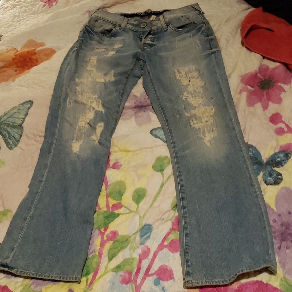 Guess Distressed Blue Jeans